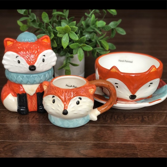 Walmart Other - Fox Dishes Set 100% Earthware